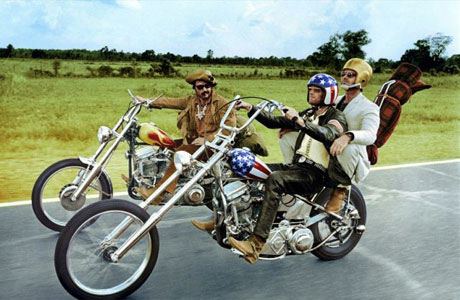 Peter Fonda, Dennis Hopper e Jack Nicholson